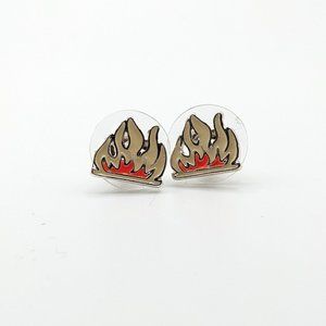 Campfire Stud Pierced Earring Set - Unbranded